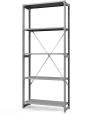 Стеллаж ТСУ 1800x1500x600 5 полок (300 кг, металл) Стеллаж ТСУ 1800x1500x600 5 полок (300 кг, металл)
