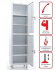 Медицинский шкаф HILFE МД 1 1657/SS купить в 