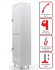 Медицинский шкаф HILFE МД 1 1657/SS купить в 