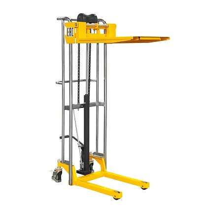 Ручной гидравлический штабелер SDDJS1500 (400 кг; 1,5 м; с вилами и площадкой) SMARTLIFT (SMART) купить в Ручной гидравлический штабелер SDDJS1500 (400 кг; 1,5 м; с вилами и площадкой) SMARTLIFT (SMART) купить в