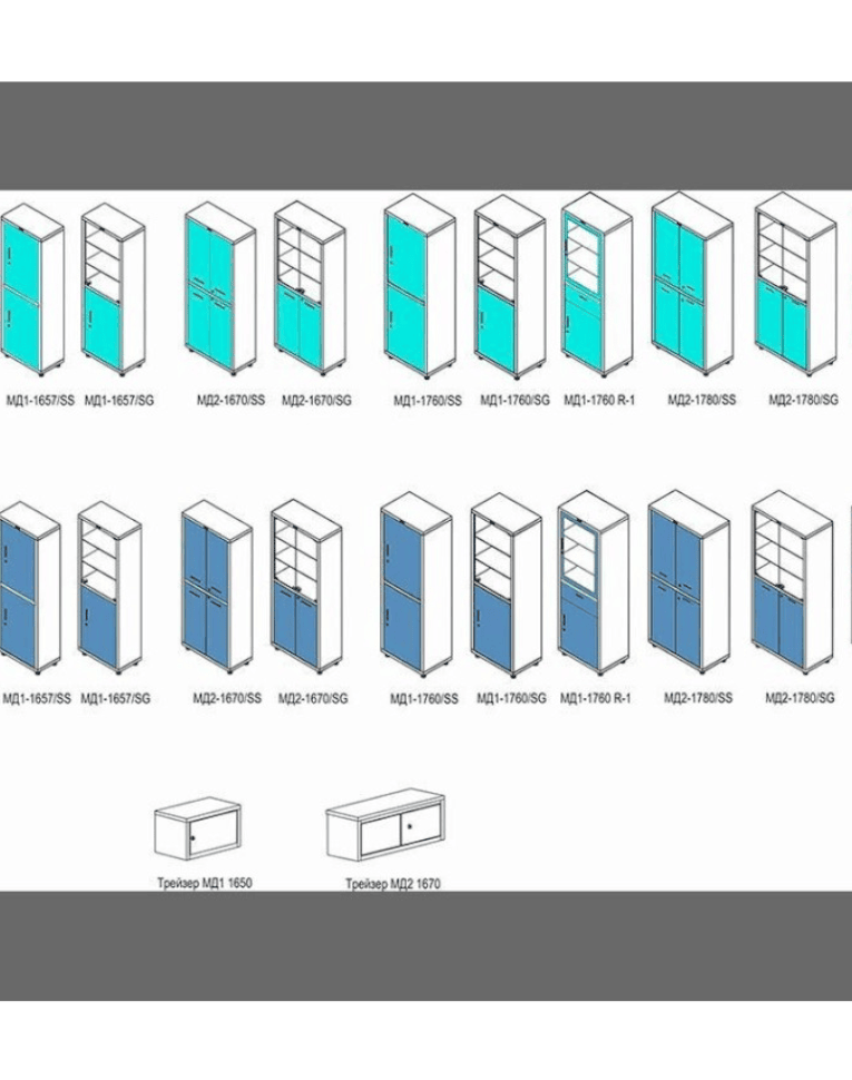 Медицинский шкаф HILFE МД 1 1760/SG купить в Медицинский шкаф HILFE МД 1 1760/SG купить в
