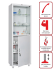 Медицинский шкаф HILFE МД 1 1760/SG купить в 