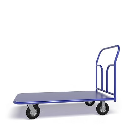 Платформенная тележка ТП 4 (г/п 300 кг, 1200x600 мм, колеса пневматические 270 мм) купить в Платформенная тележка ТП 4 (г/п 300 кг, 1200x600 мм, колеса пневматические 270 мм) купить в