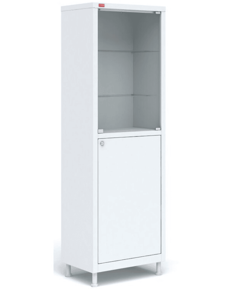 Металлический медицинский шкаф М1 165.57.32 C купить в 