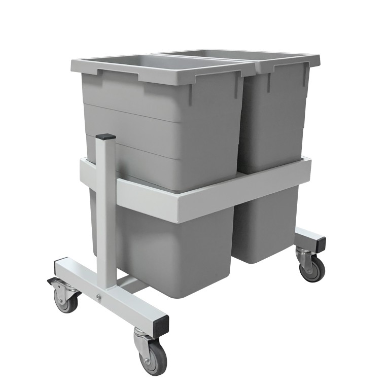 Подкатная подставка держатель для 2-х контейнеров Gresson ПДК-2 купить в 