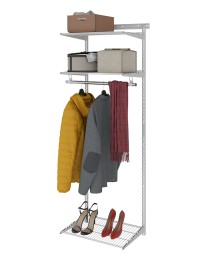 Гардеробная система Практик Home Basic G60 белая Гардеробная система Практик Home Basic G60 белая