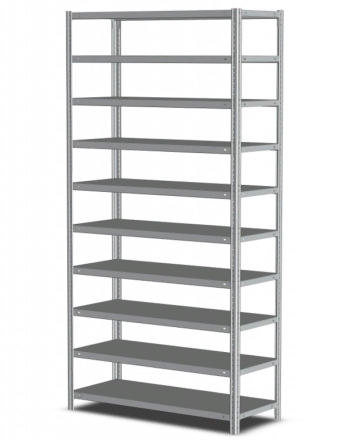 Стеллаж MS Strong 1600х1000х800 10 полок