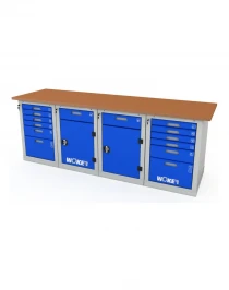 Верстак четырехтумбовый WOKER PRO 46226.2400