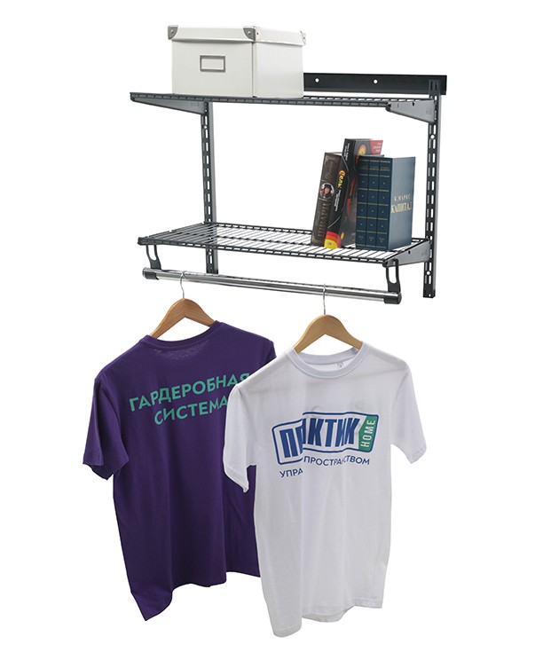 Гардеробная система Практик Home Basic G60S графит купить в Гардеробная система Практик Home Basic G60S графит купить в