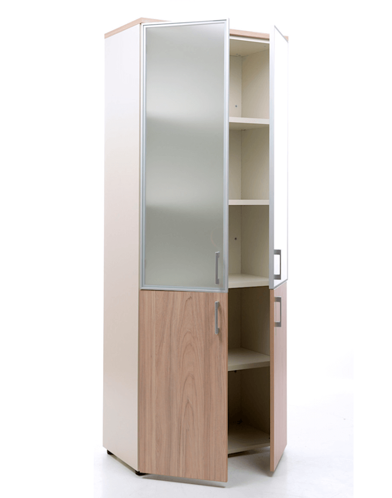 Шкаф NW 2080/2G со стеклом вяз натуральный/бежевый купить в Шкаф NW 2080/2G со стеклом вяз натуральный/бежевый купить в