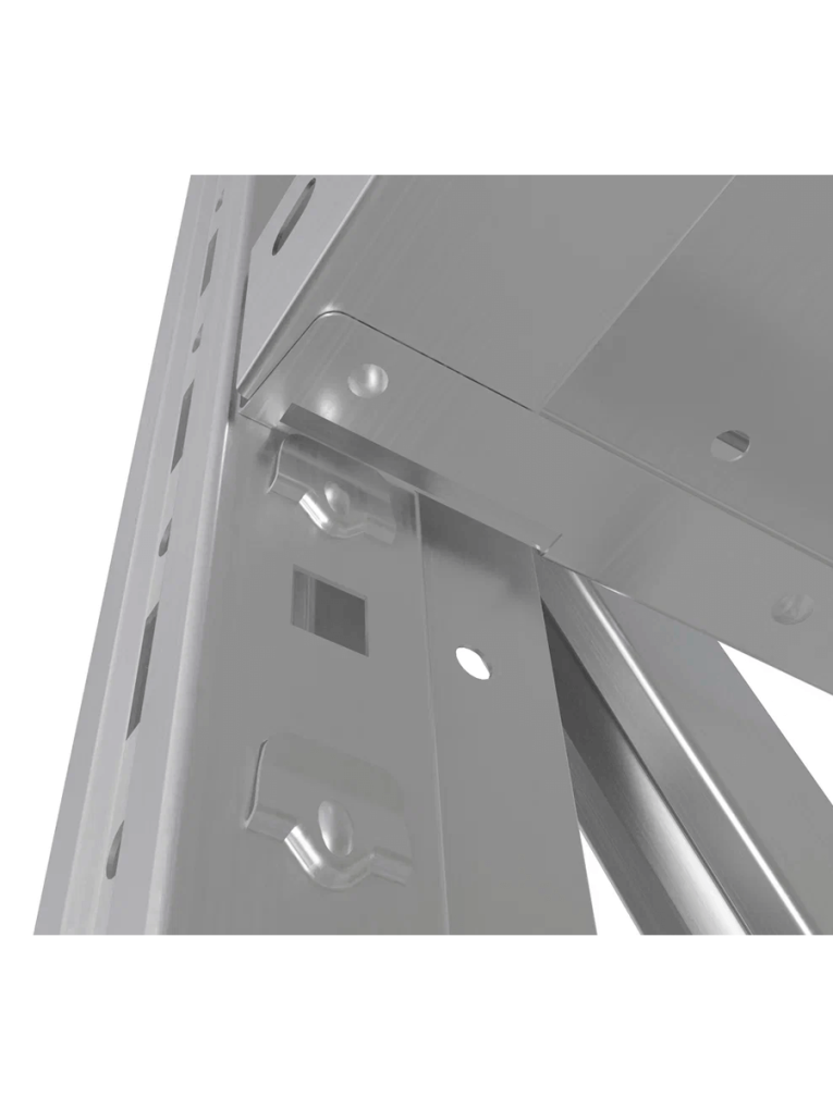 Стеллаж MS U 2500x1200x800 7 полок (400 кг, металл) купить в Стеллаж MS U 2500x1200x800 7 полок (400 кг, металл) купить в