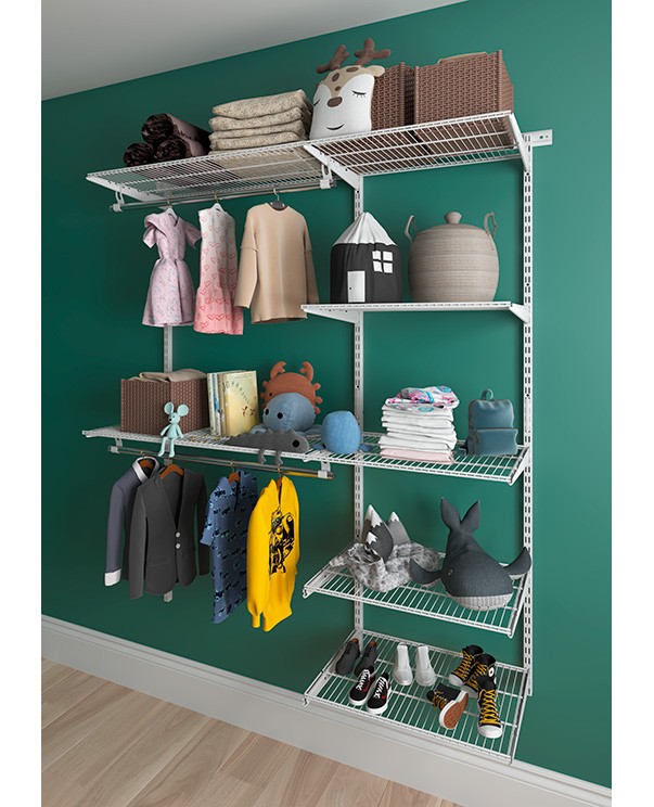 Гардеробная система Практик Home Optima G150 белая купить в Гардеробная система Практик Home Optima G150 белая купить в