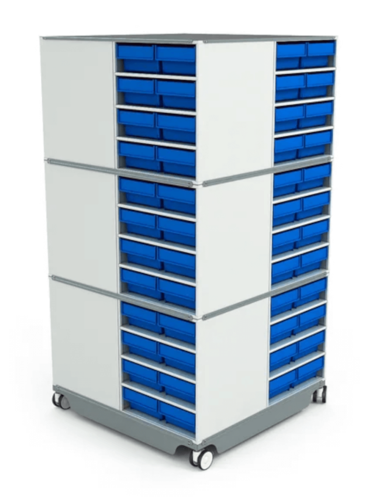 КП-01 Кассетница поворотная с синими ящиками купить в КП-01 Кассетница поворотная с синими ящиками купить в