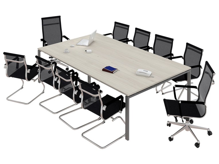 Стол для переговоров NT 320х144 вяз натуральный/антрацит купить в 