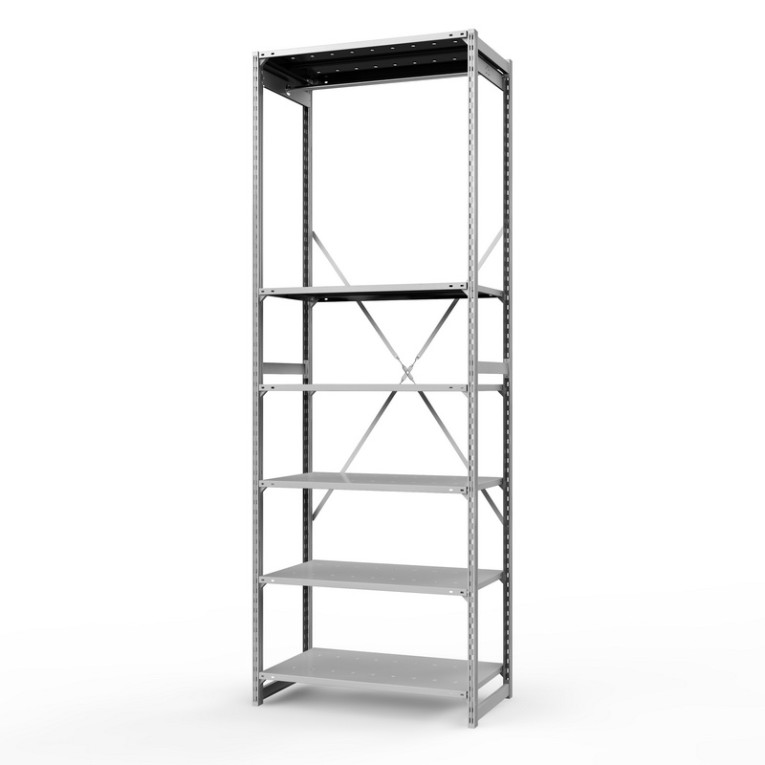 Стеллаж металлический ТСУ Универсал, 3000х1060х500 мм.Штанги: 1шт. Полки: металл перф. 6 шт. купить в Стеллаж металлический ТСУ Универсал, 3000х1060х500 мм.Штанги: 1шт. Полки: металл перф. 6 шт. купить в
