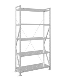 Стеллаж MS U 2500x1000x1000 5 полок (300 кг, перф)