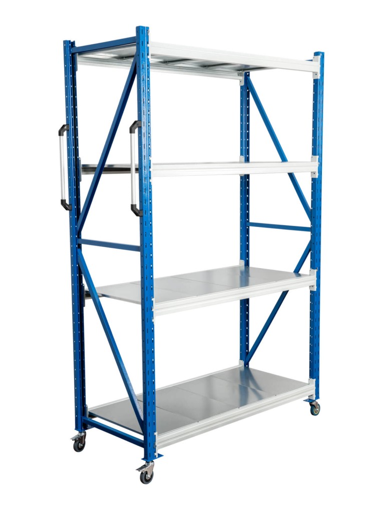 Стеллаж мобильный БиКом СТ-4 200x120x70 4 полки купить в Стеллаж мобильный БиКом СТ-4 200x120x70 4 полки купить в