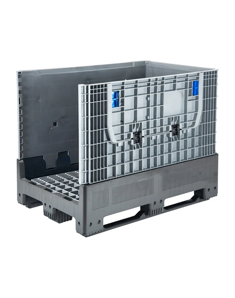 DPF-Box 1208S 1200x800x950 мм сплошной разборный серый на 3-х полозьях с 2-мя откид. дверцами DPF-Box 1208S 1200x800x950 мм сплошной разборный серый на 3-х полозьях с 2-мя откид. дверцами