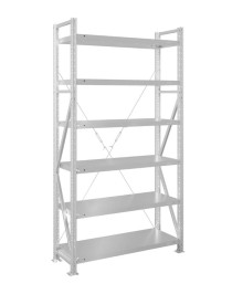 Стеллаж MS U 3000x1200x600 6 полок (400 кг, металл)
