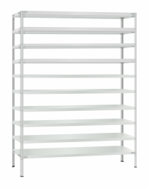 Стеллаж металлический Титан МС-500 2300х1500х300 10 полок Стеллаж металлический Титан МС-500 2300х1500х300 10 полок