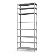 Стеллаж ТС Лайт с перф. полками 3000х1200х500 8 полок Стеллаж ТС Лайт с перф. полками 3000х1200х500 8 полок