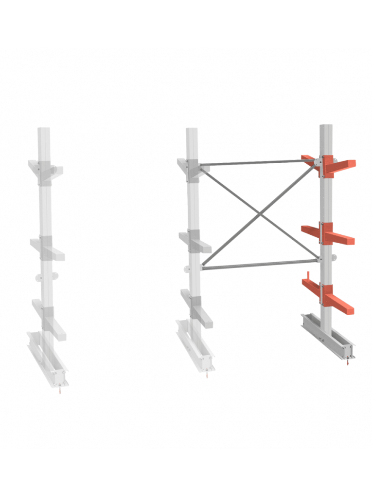 СТ-062 Стеллаж двухсторонний 3 яруса ДОП. купить в СТ-062 Стеллаж двухсторонний 3 яруса ДОП. купить в
