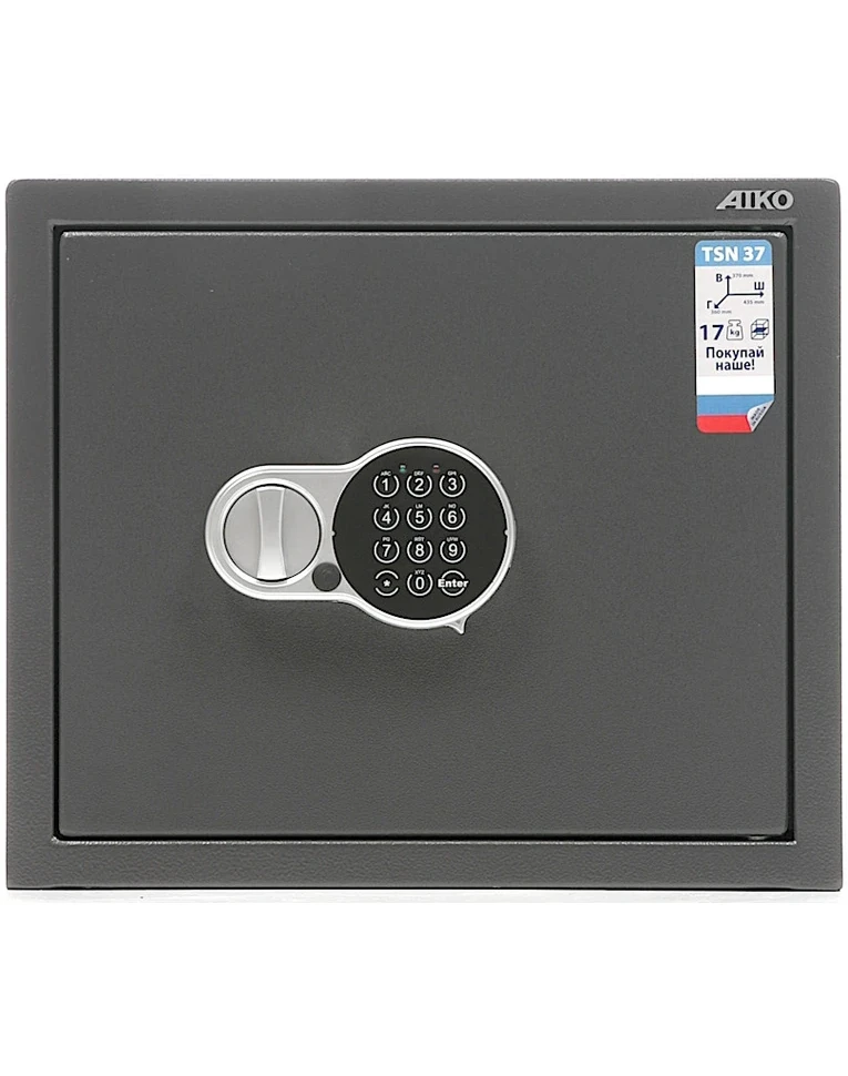 Офисный сейф Aiko TSN 37 EL, вид спереди