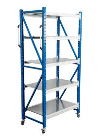 Стеллаж мобильный БиКом СТ-4 200x180x100 5 полок Стеллаж мобильный БиКом СТ-4 200x180x100 5 полок