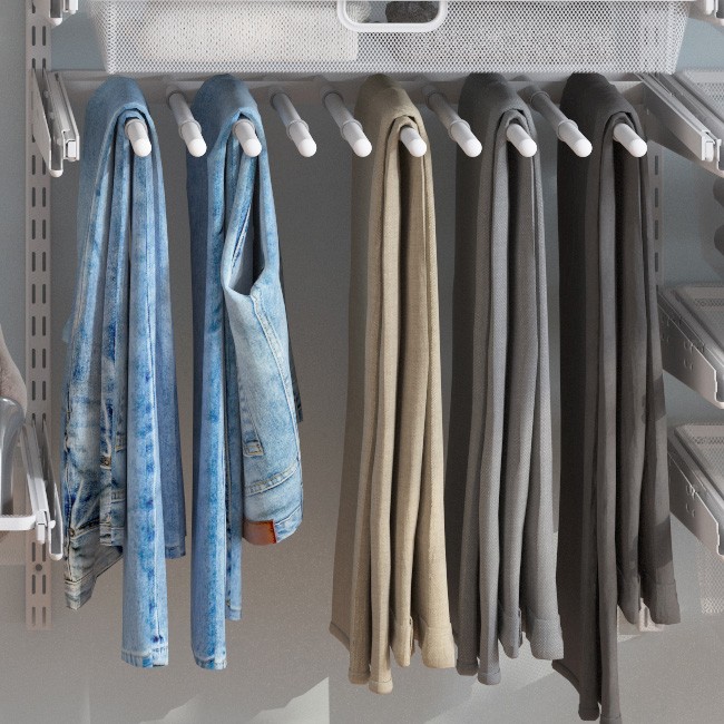 Брючница выдвижная GT-45 белая купить в 