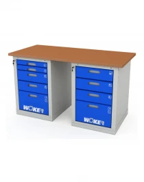 Верстак двухтумбовый WOKER PRO 2504.1500
