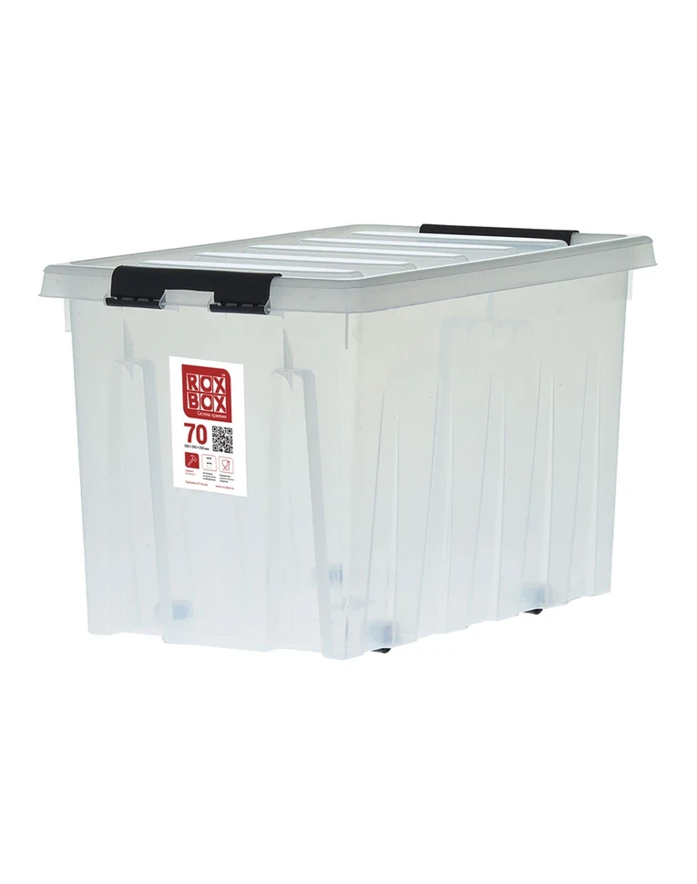 Ящик 580х390х350, цвет-прозрачный, артикул: Rox Box 70