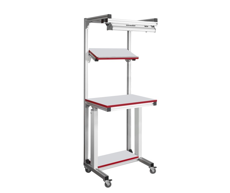 Стойка подкатная компьютерная Gresson СПК-КП ESD купить в Стойка подкатная компьютерная Gresson СПК-КП ESD купить в