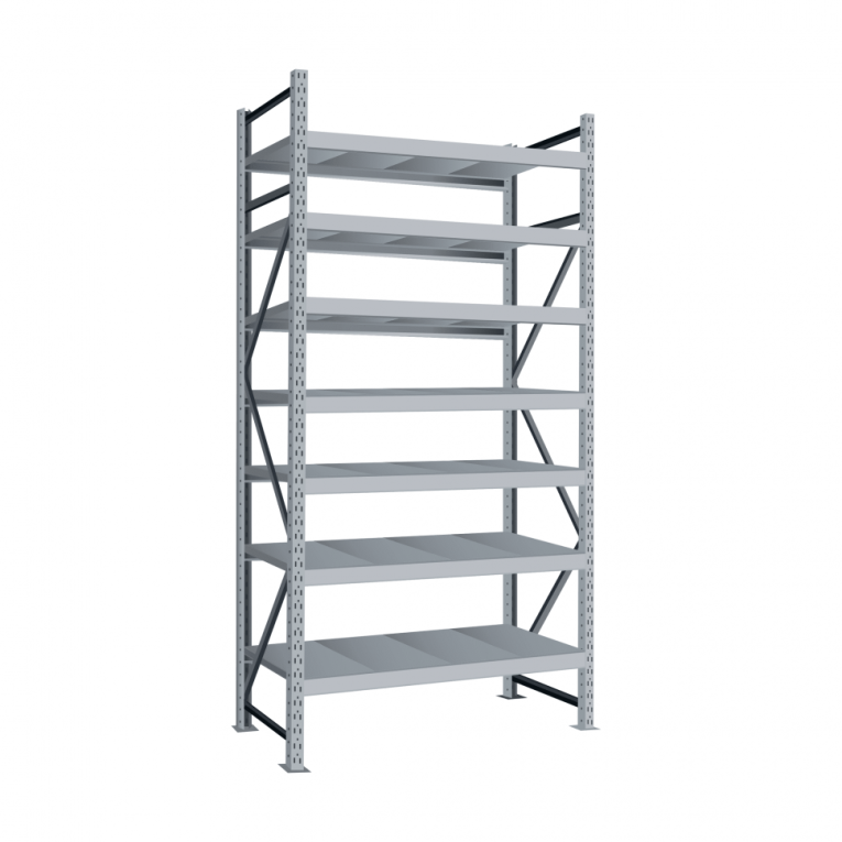 Стеллаж грузовой Диком СТ-051 1800х1800х1050 с 7 ярусами купить в 