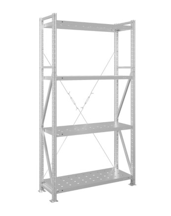 Стеллаж MS U 2000x1500x400 4 полки (250 кг, перф)