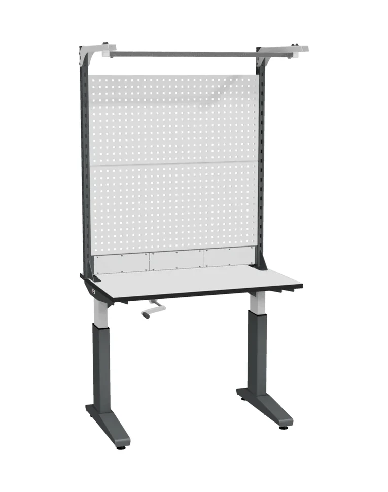 Стол монтажный ДиКом СР-100-01, ESD Thermopal, регулировка ручным приводом, экран Э3 купить в 