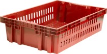 Ящик хлебный 600х400х152,5 красный вес 1,3 кг Ящик хлебный 600х400х152,5 красный вес 1,3 кг