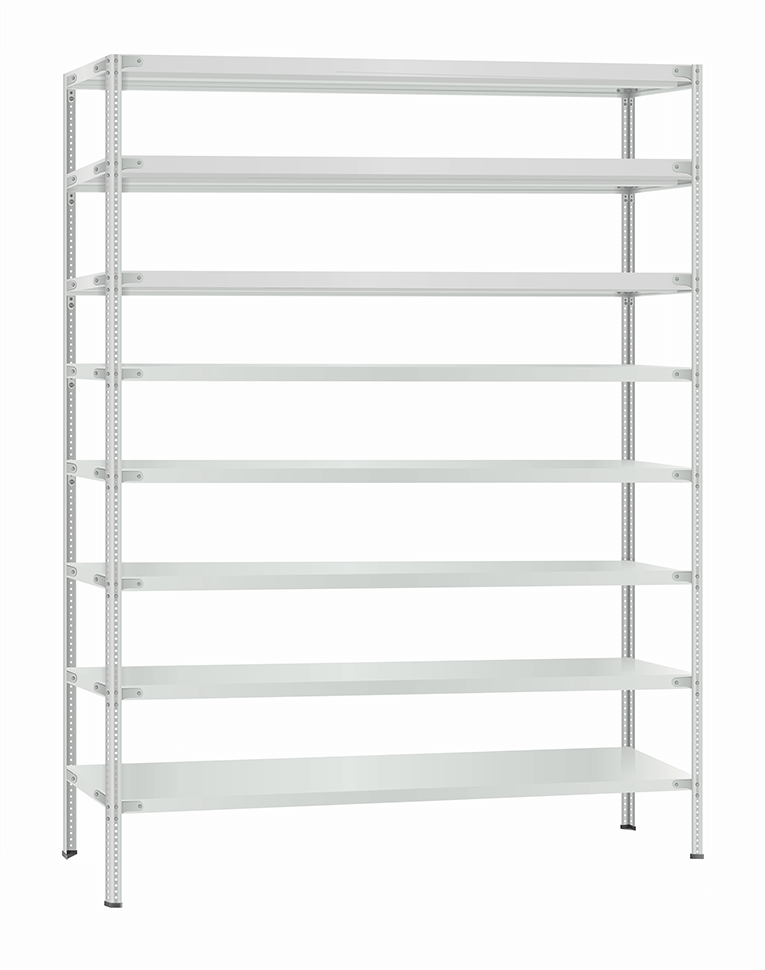 Стеллаж металлический Титан МС-900 1500x1000x500 8 полок купить в Стеллаж металлический Титан МС-900 1500x1000x500 8 полок купить в