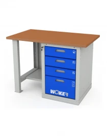 Верстак однотумбовый WOKER PRO 1004.1200