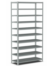 Стеллаж металлический Титан МС-500 1200х700х500 10 полок Стеллаж металлический Титан МС-500 1200х700х500 10 полок