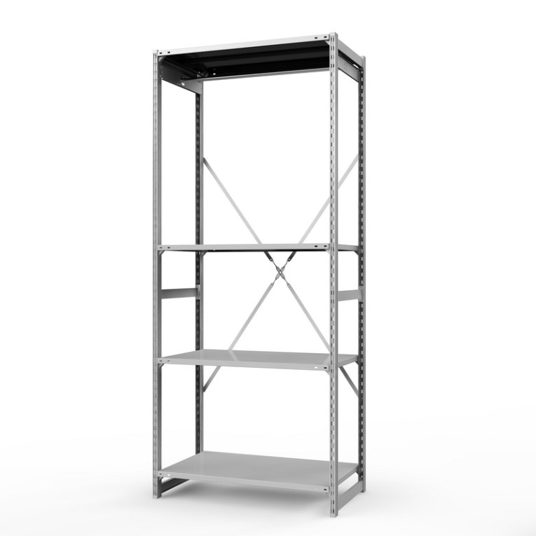 Стеллаж металлический ТСУ Универсал, 2500х1060х600 мм.Штанги: 1шт. Полки: металл усил. 4 шт. купить в Стеллаж металлический ТСУ Универсал, 2500х1060х600 мм.Штанги: 1шт. Полки: металл усил. 4 шт. купить в