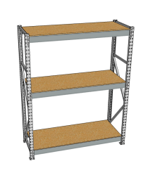 Стеллаж грузовой СГР 3000x2100x600 3 полки (ДСП) Стеллаж грузовой СГР 3000x2100x600 3 полки (ДСП)