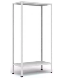 Стеллаж металлический Титан МС-500 1000х1500х600 2 полки Стеллаж металлический Титан МС-500 1000х1500х600 2 полки