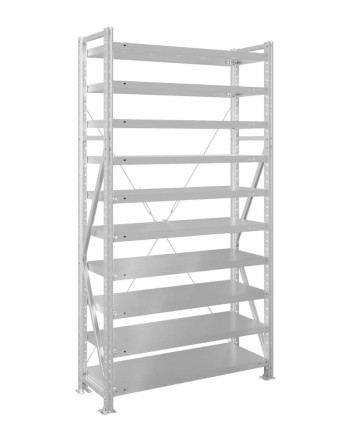 Стеллаж MS U 3000x700x400 10 полок (300 кг, металл)