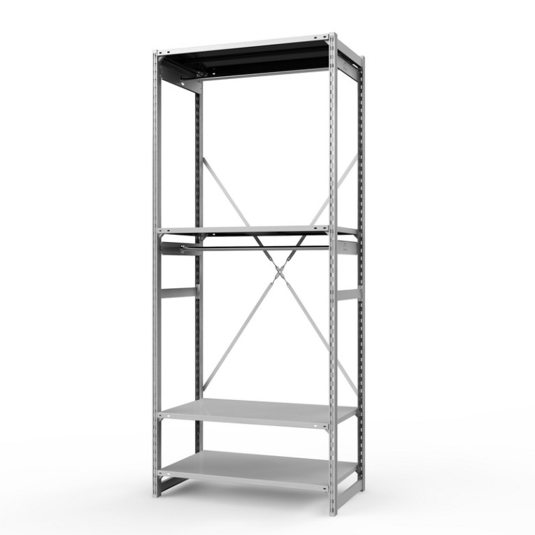 Стеллаж металлический ТСУ Универсал, 2500х1060х600 мм.Штанги: 2шт. Полки: металл 4 шт. купить в Стеллаж металлический ТСУ Универсал, 2500х1060х600 мм.Штанги: 2шт. Полки: металл 4 шт. купить в
