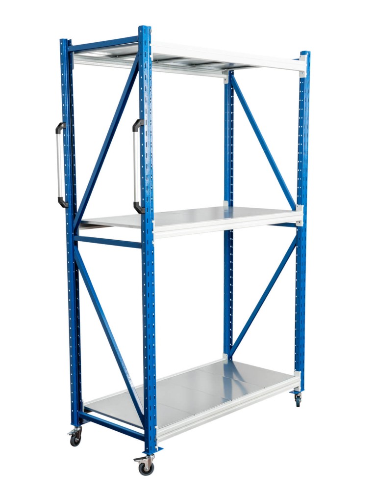 Стеллаж мобильный БиКом СТ-4 200x90x90 3 полки купить в 