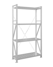 Стеллаж MS U 3000x700x500 4 полки (300 кг, перф) Стеллаж MS U 3000x700x500 4 полки (300 кг, перф)