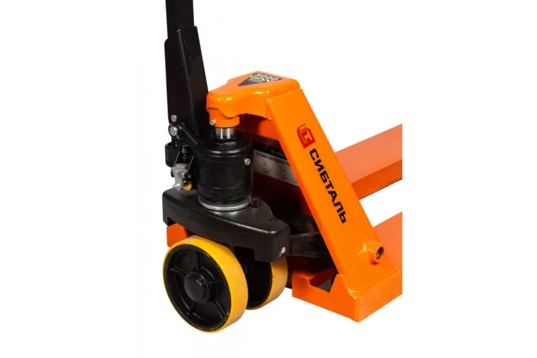 Гидравлическая тележка (рокла) ACR, 5 т, Вилы: 1150 Х 550, СибТаль, полиуретановые колеса купить в 