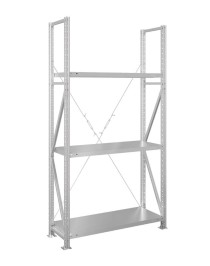 Стеллаж MS U 3000x1500x800 3 полки (250 кг, металл)